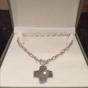 Sterling Silpada Virtuosity Toggle Cross Pendant